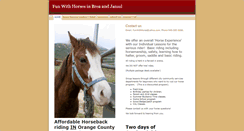 Desktop Screenshot of havefunwithhorses.com